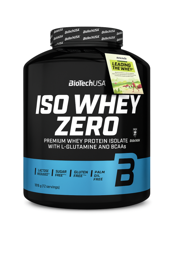 BioTech Iso Whey Zero 1816g Białko Izolat WPI Smak: Banan