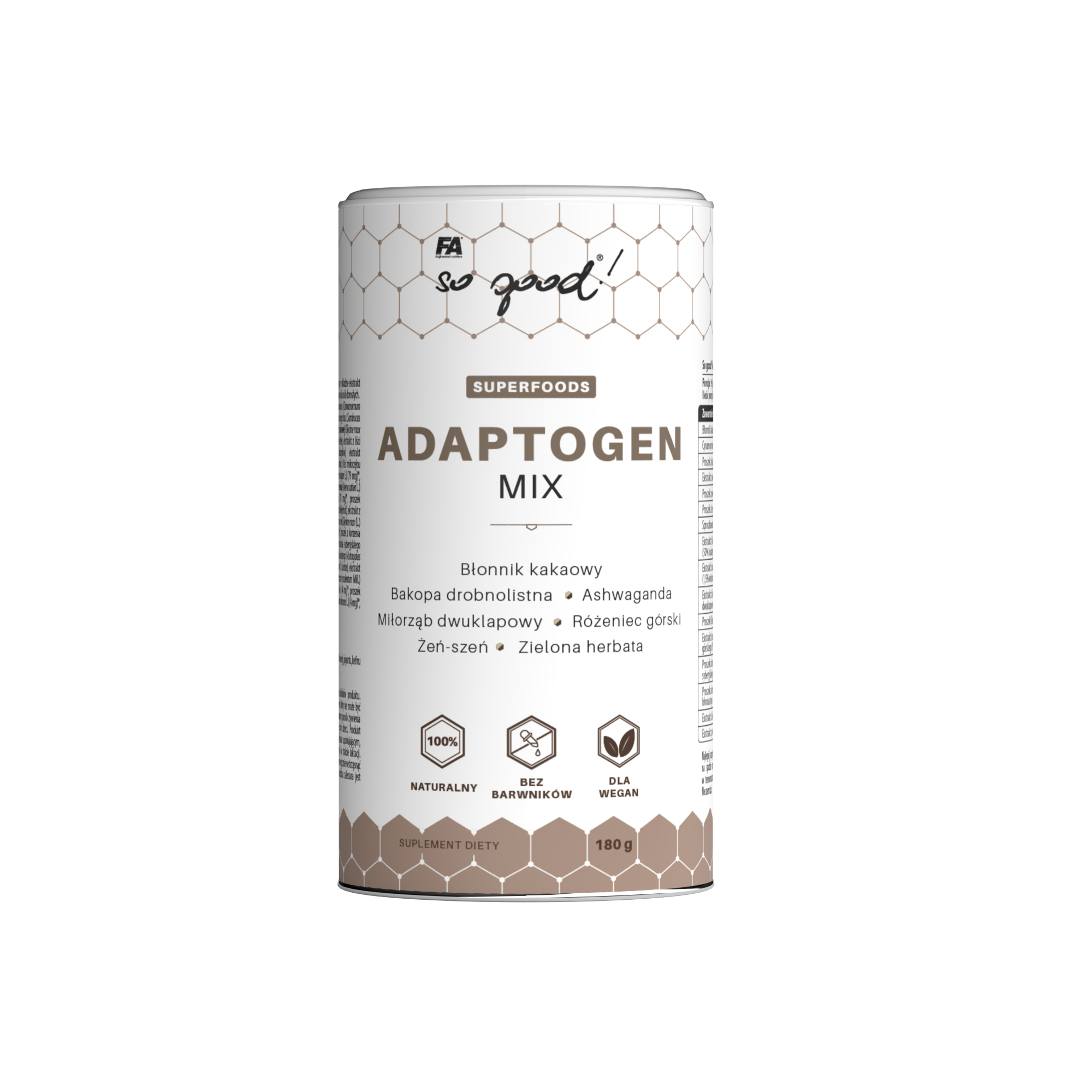 FA SoGood Adaptogen Mix 180g Kompleks Adaptogenów