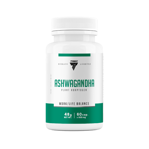 Trec Vitality Ashwagandha 60kaps. Adaptogen Stres Siła Witalna