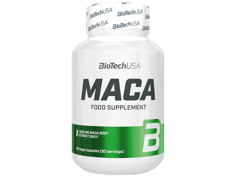 BioTech Maca 60kaps. Ekstrakt z żeń-szenia