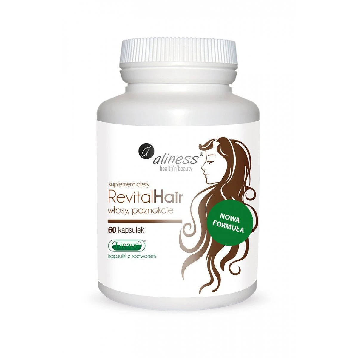 Aliness RevitalHair 60kaps. Włosy Skóra Paznokcie