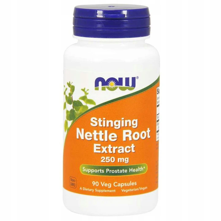 NOW Stinging Nettle Root Extract 250mg 90vkaps. Ekstrakt z korzenia pokrzywy