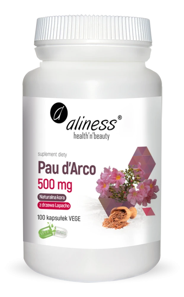Aliness Pau d'Arco 500mg 100vkaps.