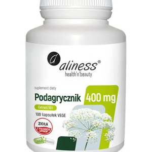 Aliness Podagrycznik 400mg ekstrakt 10:1 100vkaps.