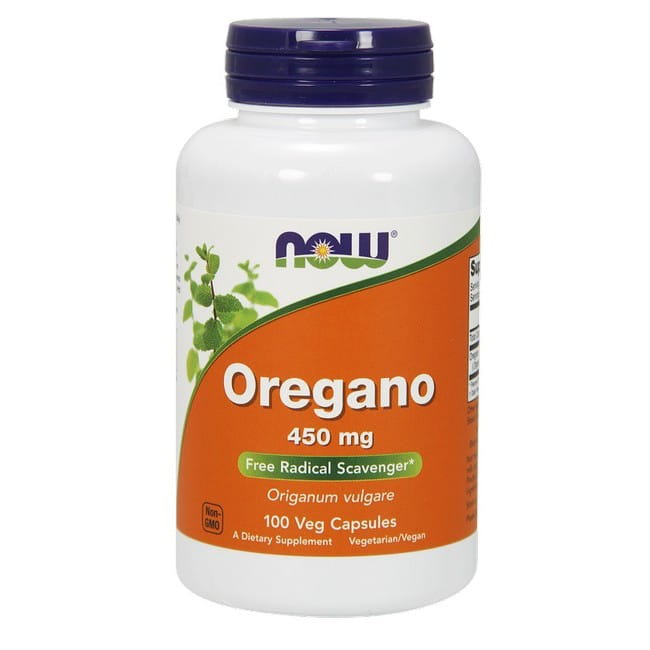 NOW Foods Oregano 450mg 100vkaps.