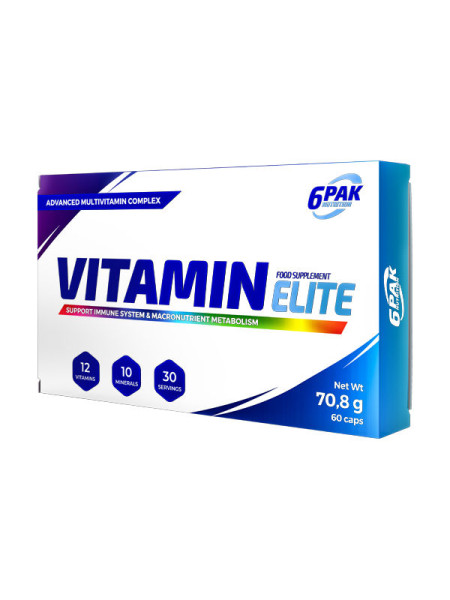6PAK Vitamin Elite 60kaps. Kompleks Witamin i Minerałów