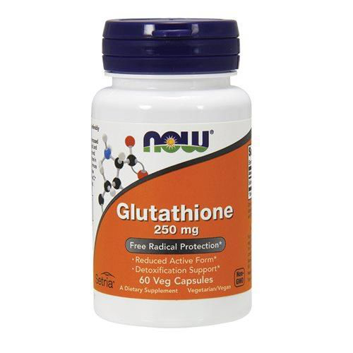 NOW Glutathione 250mg - 60vcaps. Glutation Antyoksydant