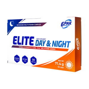 6PAK Vitamin Elite DAY & NIGHT 60kaps. Kompleks Witamin i Minerałów