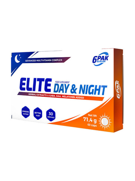 6PAK Vitamin Elite DAY & NIGHT 60kaps. Kompleks Witamin i Minerałów