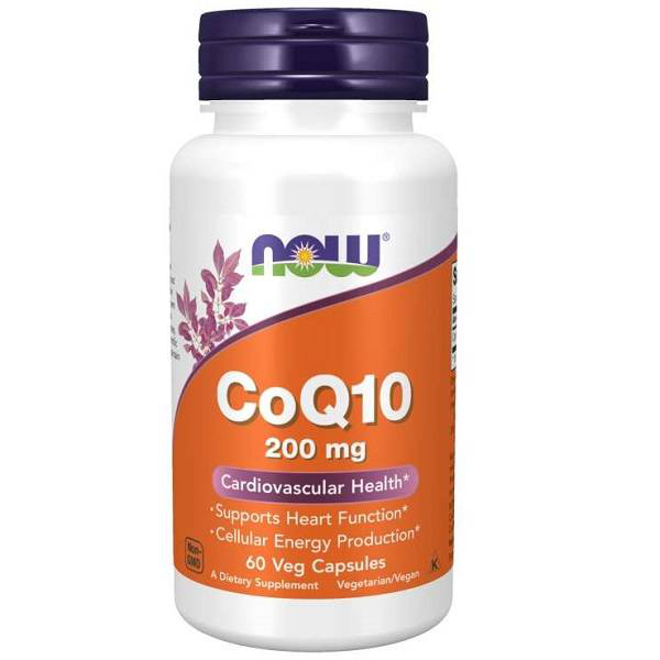 Now Foods CoQ10 200mg 60vkaps. Koenzym Q10
