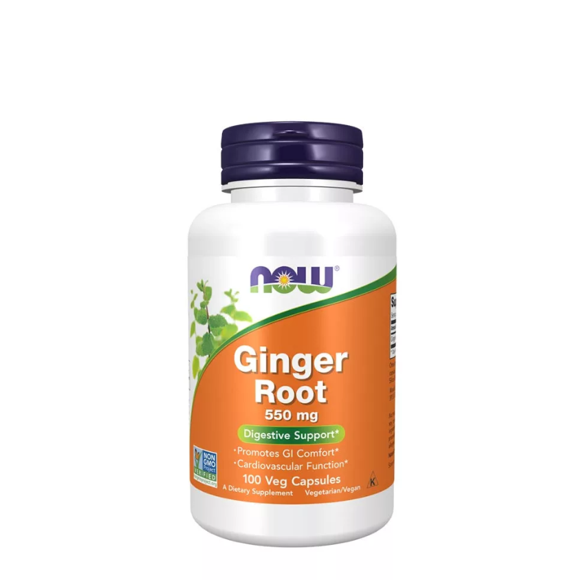 NOW Ginger Root 550mg - 100vcaps.