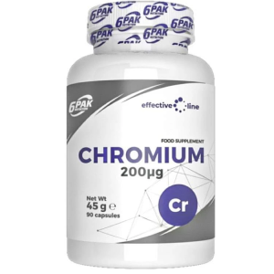 6PAK Chromium Picolinate 200µg - 90kaps.