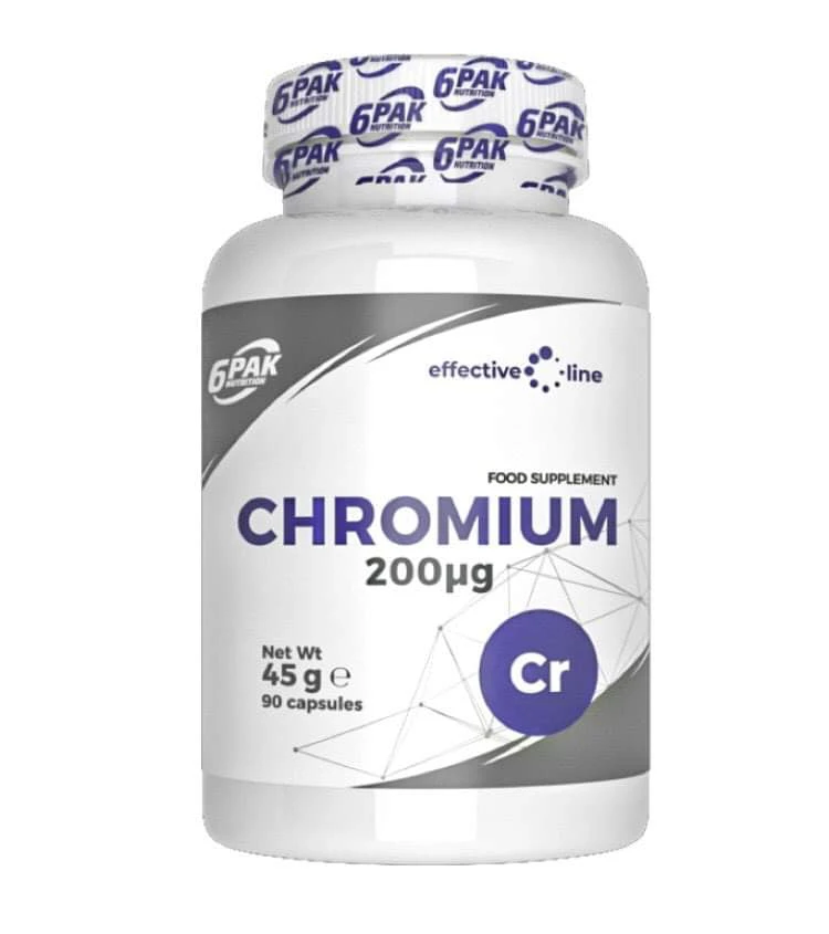 6PAK Chromium Picolinate 200µg - 90kaps.