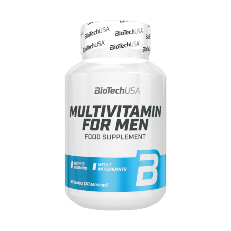 BioTech Multivitamin for Men 60tab. Multiwitaminy dla mężczyzn