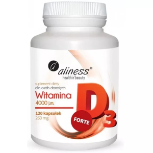 Aliness Witamina D3 Forte Oil 4000 j.m. 120kaps.