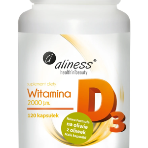 Aliness Witamina D3 2000IU 120kaps.