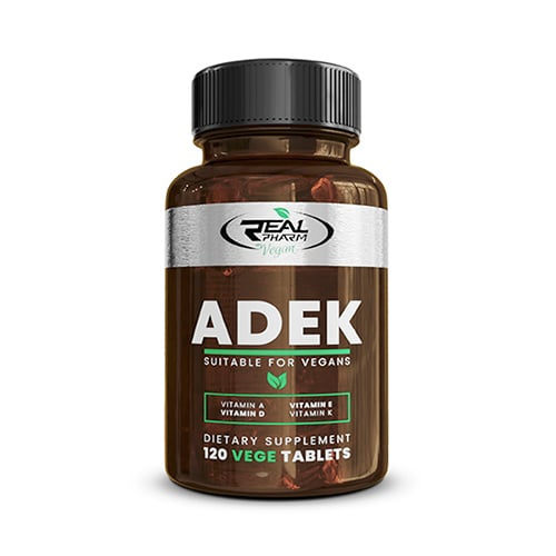 Real Pharm ADEK Vitamins 120tabs. Witamina A+D+E+K