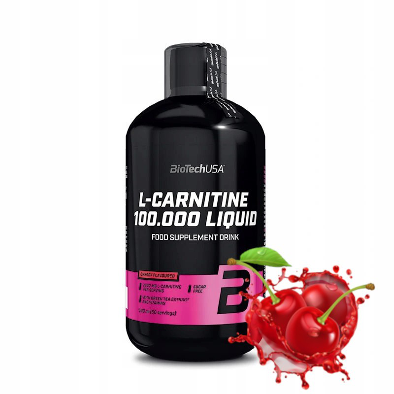 BioTech L-Carnitine 100.000 Liquid 500ml L-Karnityna w płynie