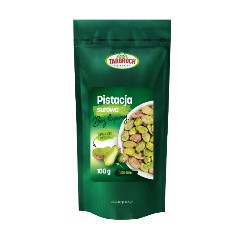 Targroch Pistacje Surowe bez łupiny 100g
