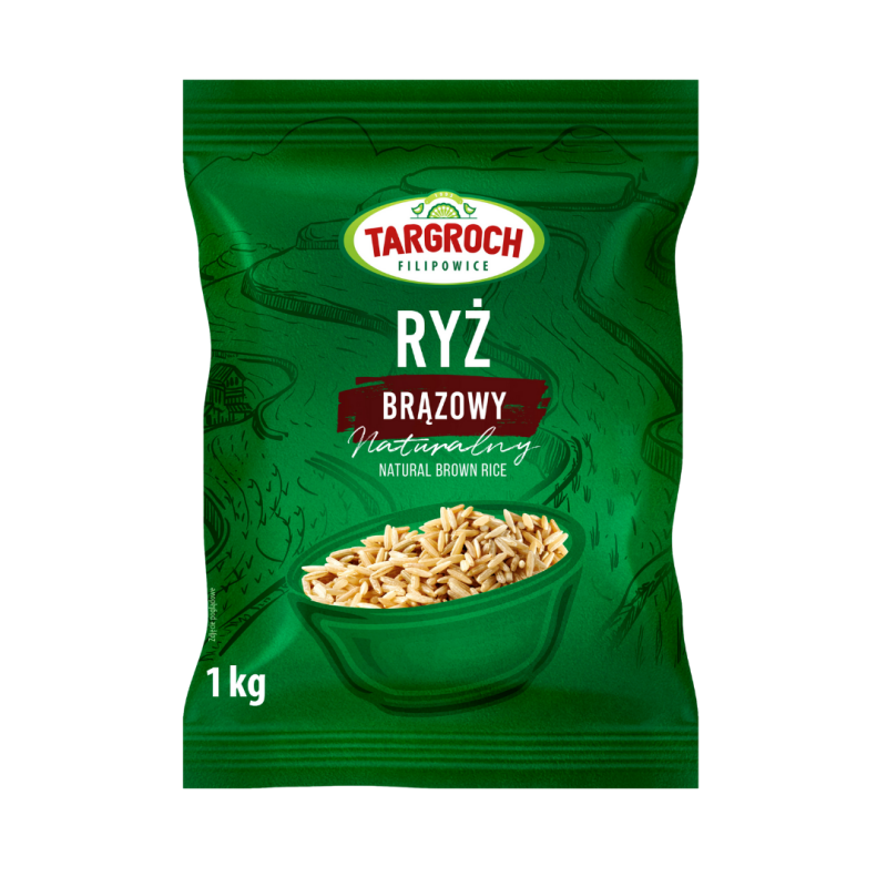 Targroch Ryż Brązowy Naturalny - 1kg