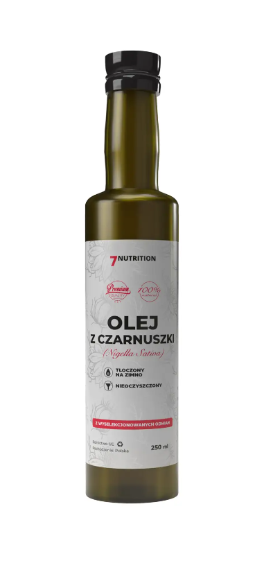 7Nutrition Olej z Czarnuszki 250ml Kwasy Tłuszcze