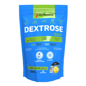 7Nutrition Dextrose Gold 1000g Węglowodany L-Glutamina Dekstroza