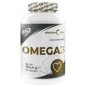 6PAK Omega-3 90kaps. Kwasy tłuszczowe EPA DHA