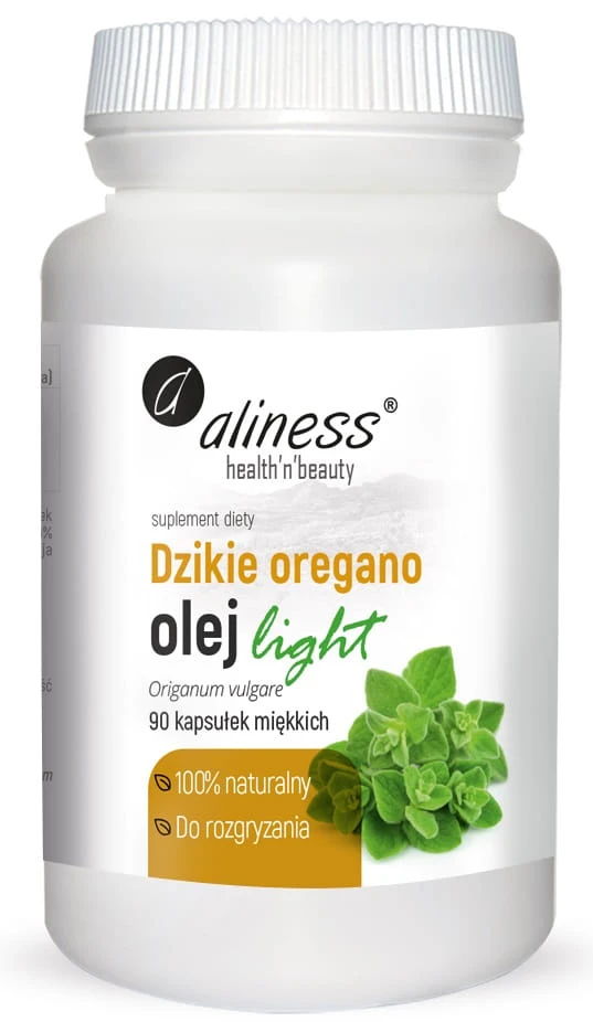 Aliness Dzikie Oregano Olej LIGHT 100% 90kaps.