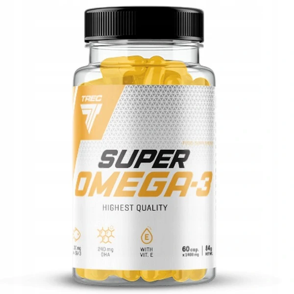 Trec Vitality Super Omega-3 60kaps. Kwasy tłuszczowe EPA DHA