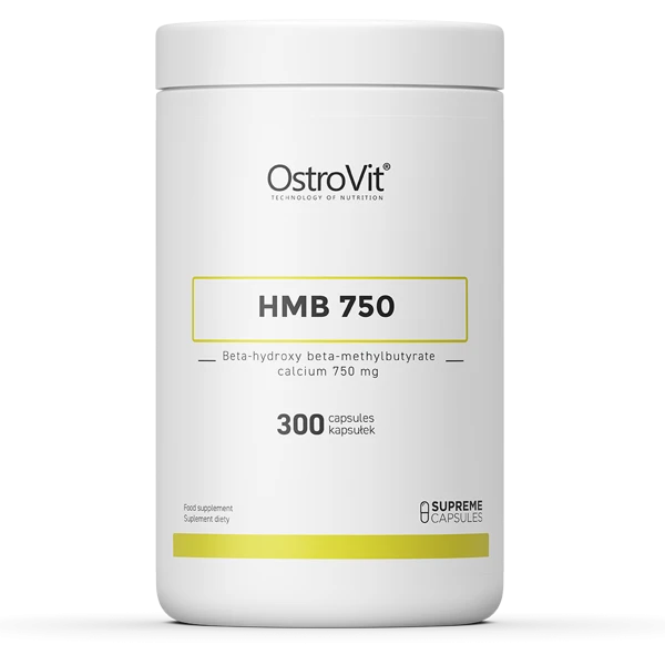 OstroVit HMB 750 300kaps. Regenracja budowa mięśni