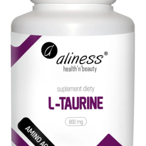 Aliness L-Taurine 800mg 100vcaps. Tauryna