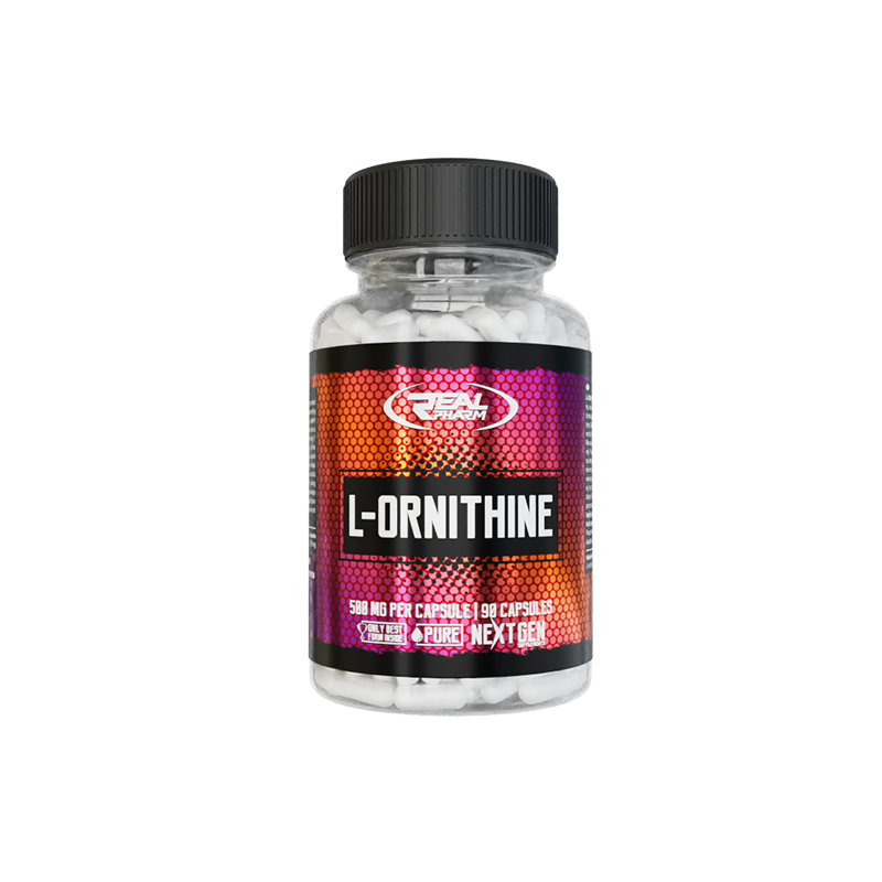 Real Pharm L-Ornithine 500mg 90kaps. Ornityna