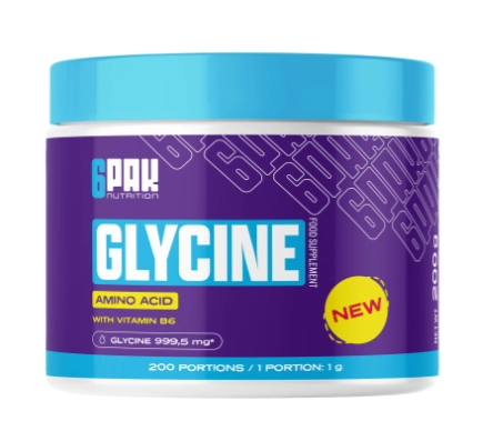 6PAK Glycine 200g Glicyna Wsparcie Układu Nerwowego