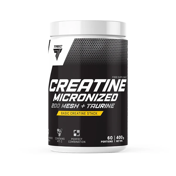 Trec Creatine Micronized 200 Mesh + Taurine 400g Kreatyna Monohydrat Mikronizowana Tauryna