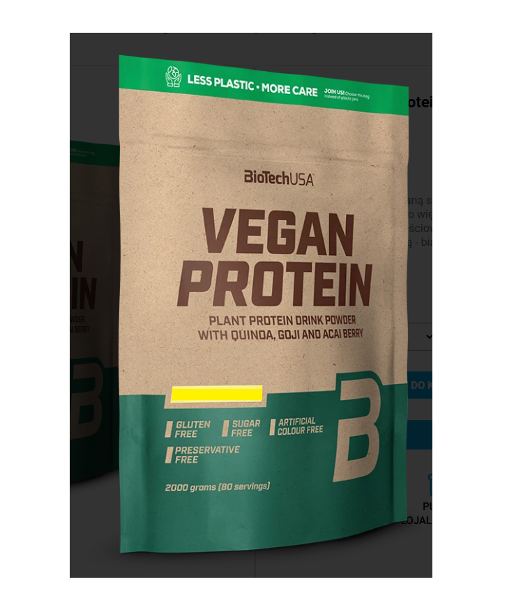 BioTech Vegan Protein 2000g Białko Wegańskie