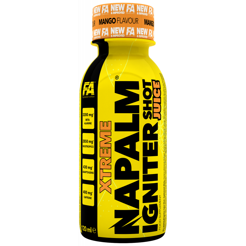FA Xtreme Napalm Igniter Juice Shot 120ml Przedtreningówka Pobudzenie