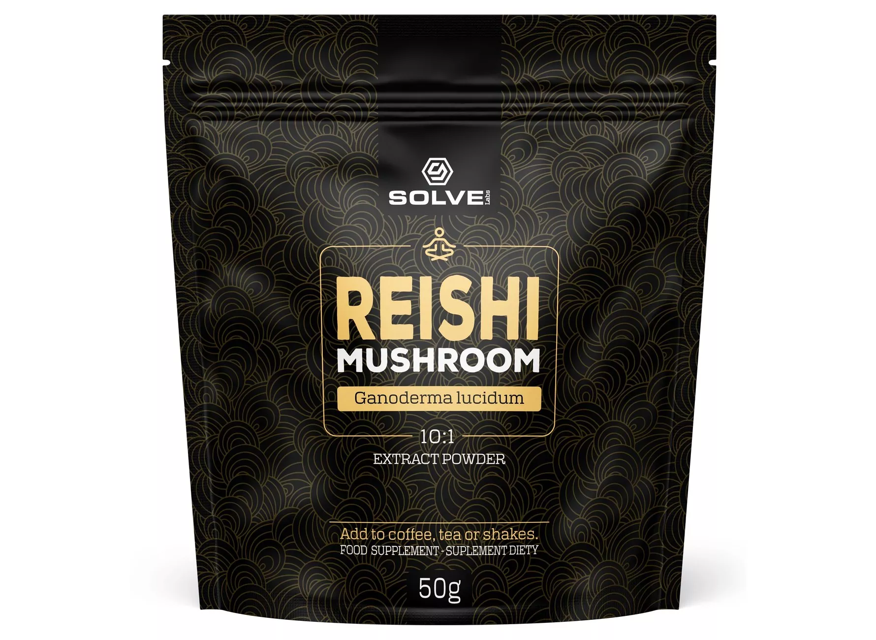 Solve Labs Reishi 10:1 Powder 50g Lakownica Żółtawa