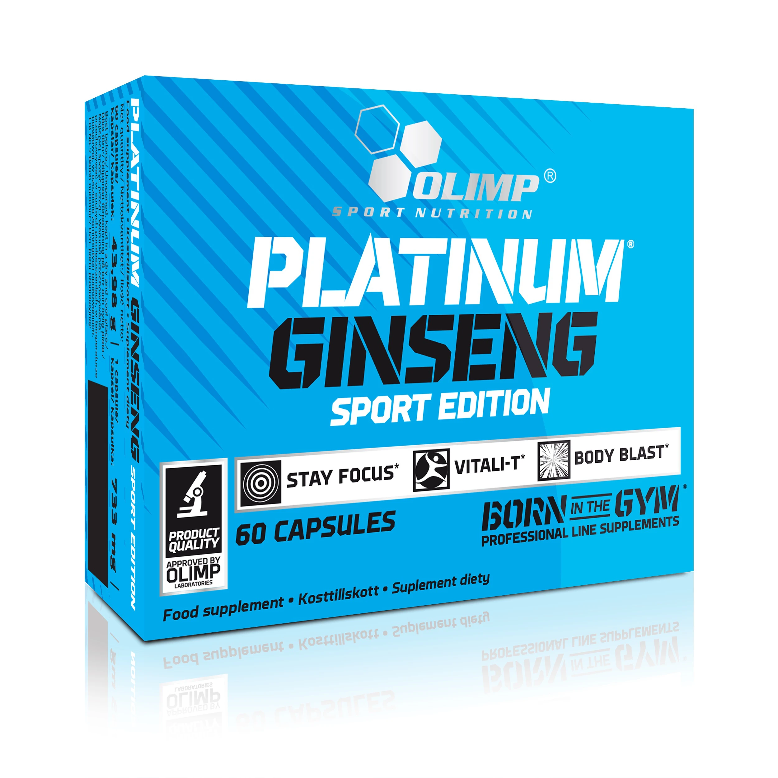 Olimp Platinum Ginseng Sport 60 kaps. Żeń Szeń