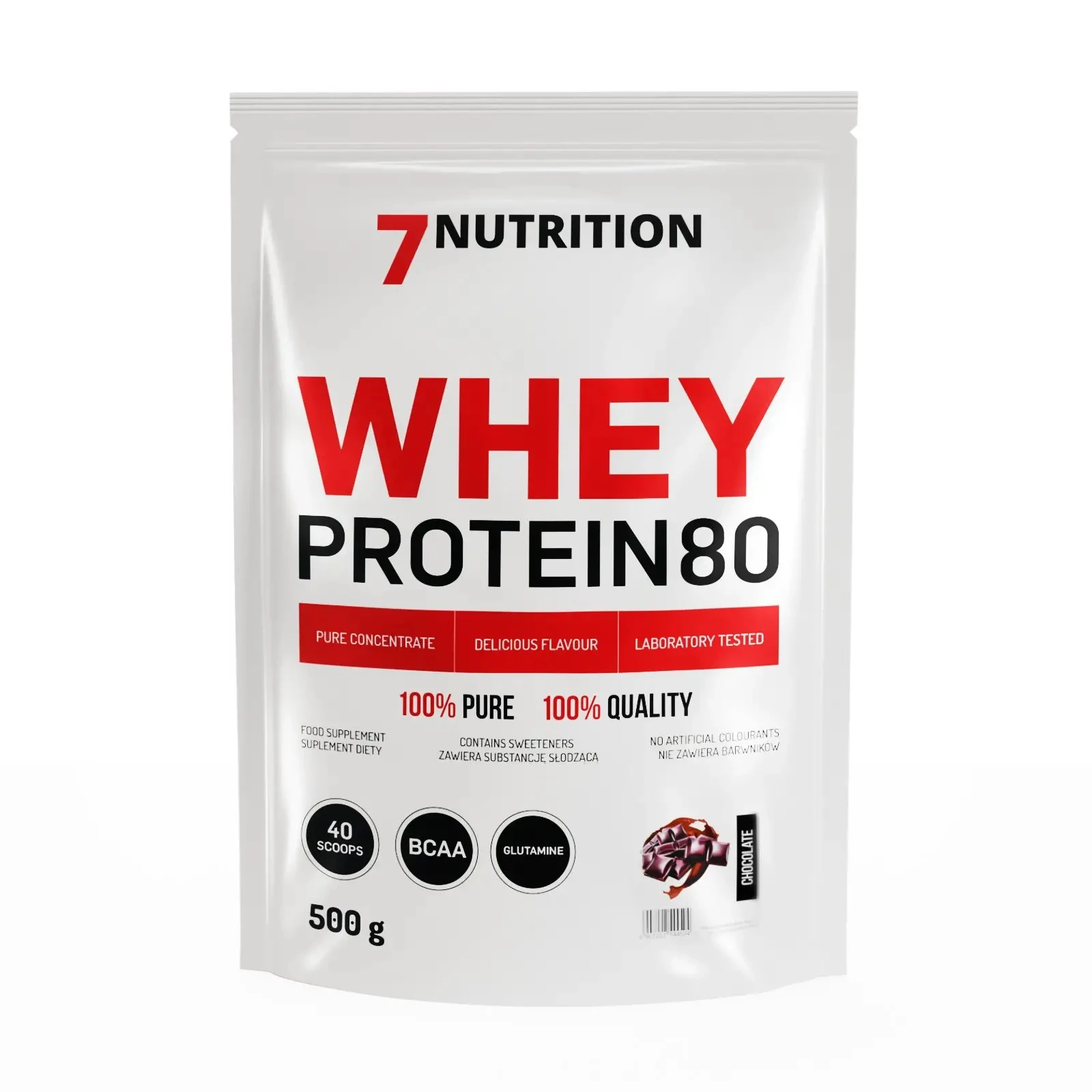 7Nutrition Whey Protein 80 500g Białko Koncentrat WPC