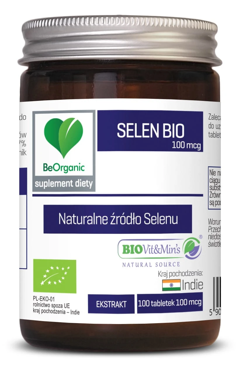 BeOrganic Selen BIO 100mcg - 100tabl.