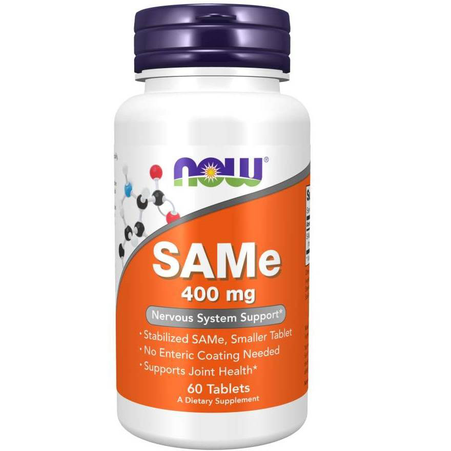 NOW SAMe 400mg 60tabs. Poprawa Nastroju