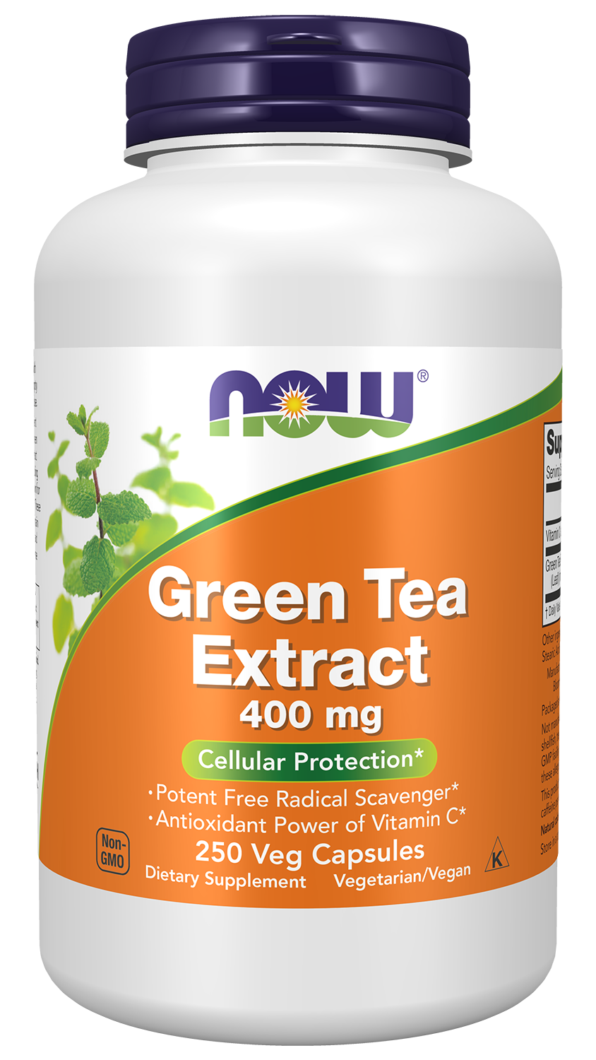 NOW Green Tea Extract 400mg - 250vcaps.