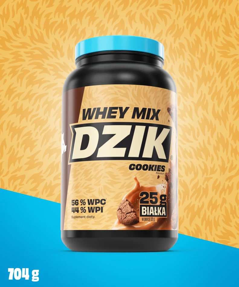 WK DZIK Whey Mix 704g - Ciastko