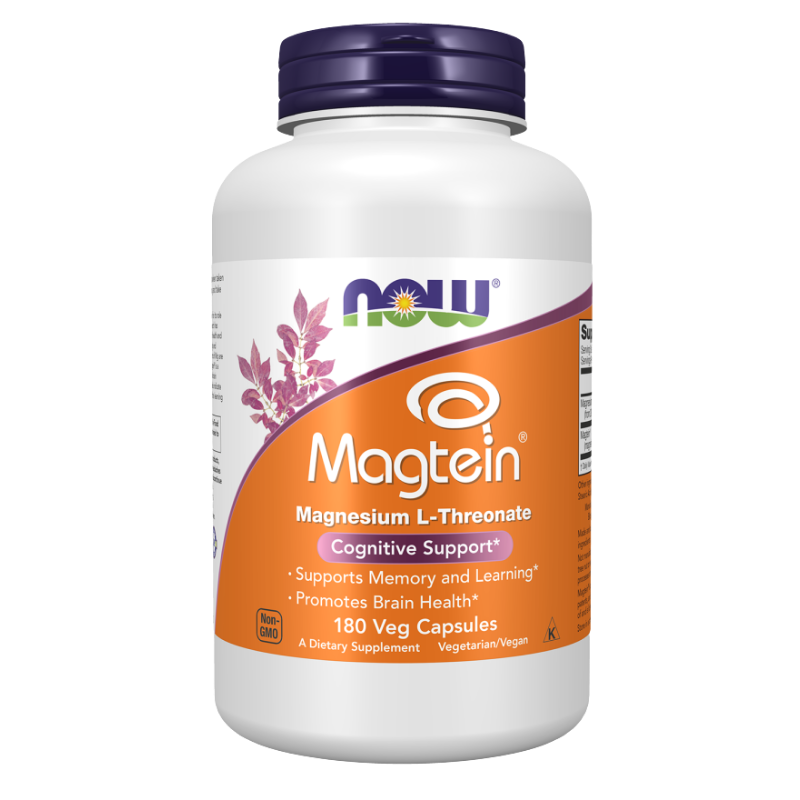 NOW Magtein™ Magnesium L-Threonate - 180vcaps.