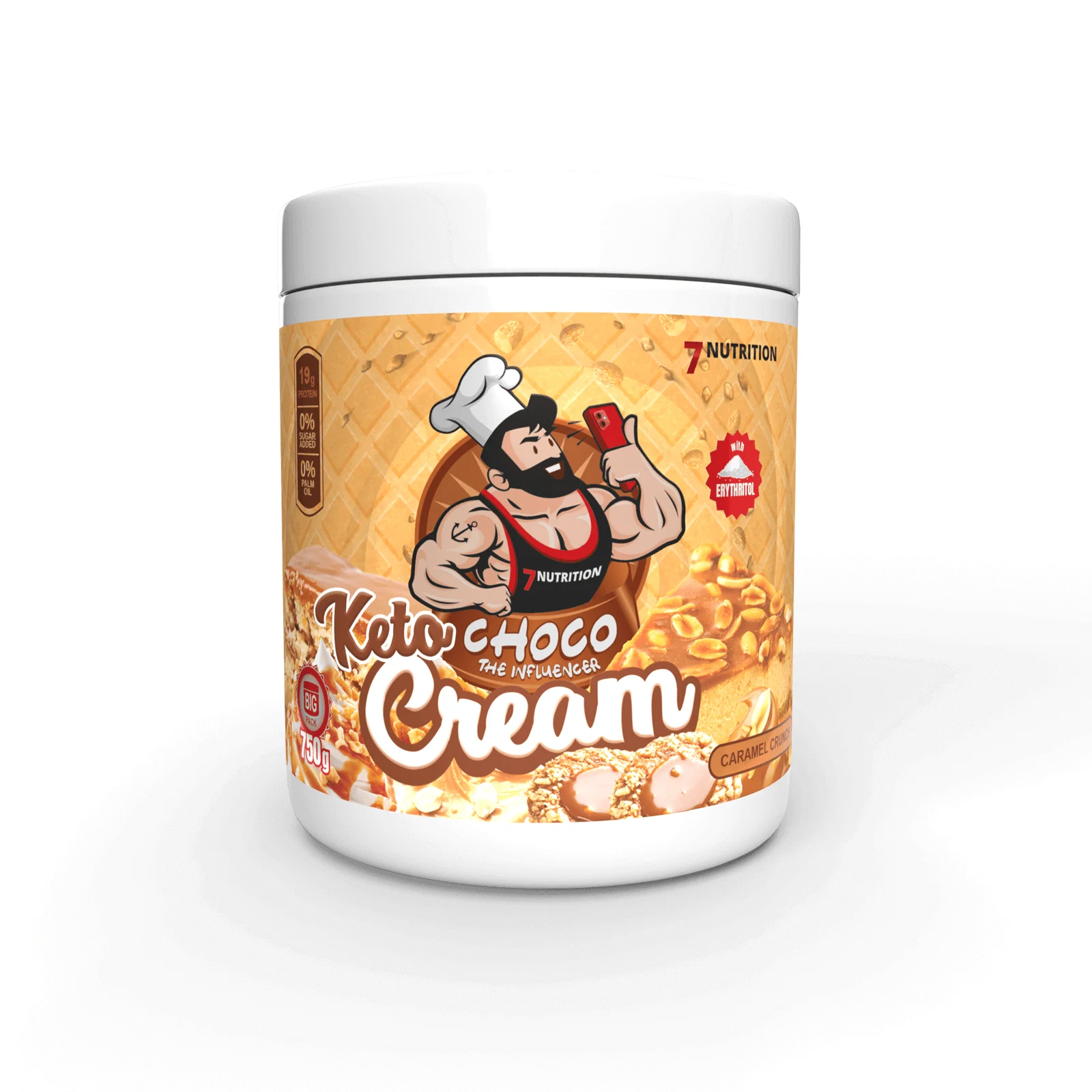 7Nutrition Cream KETO 750g - Karmel