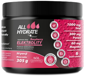 Aliness ALLHydrate Elektrolity 305g - Malina