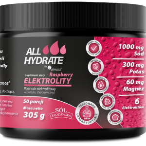 Aliness ALLHydrate Elektrolity 305g - Malina
