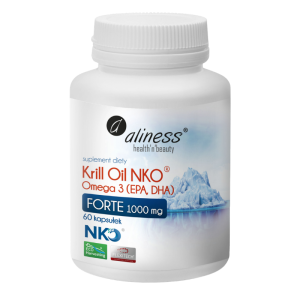 Aliness Krill Oil NKO Omega 3 1000mg - 60kaps.