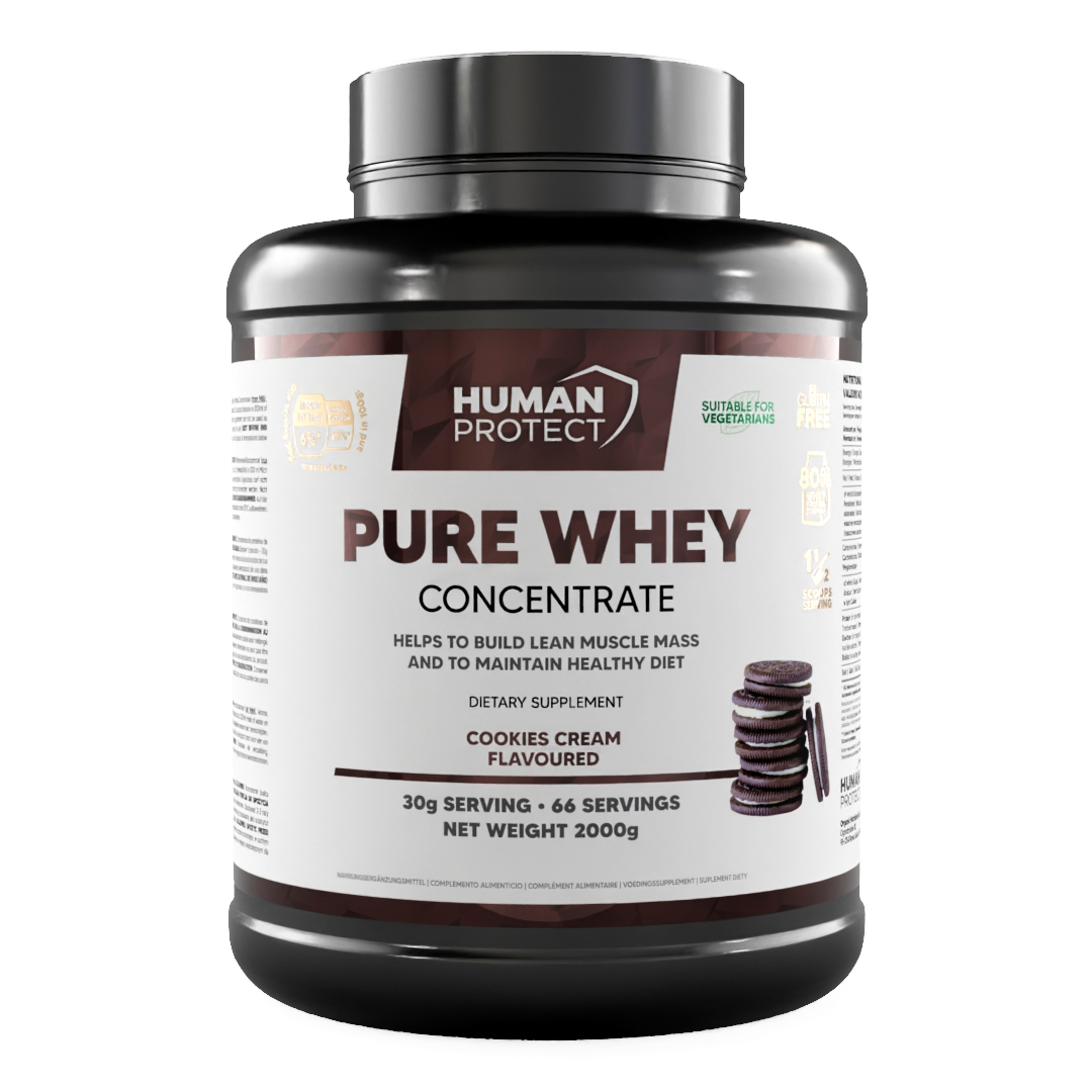 Human Protect Pure Whey 2kg - Krem Ciasteczkowy