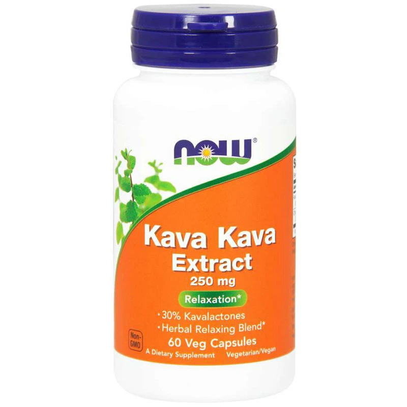 NOW Kava Kava Extract 250mg - 60vcaps.